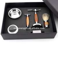 Customized private label shaving brush set